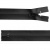 Молния водонепроницаемая PVC Т-7, 20 см, неразъемная, цвет чёрный - купить в Новом Уренгое. Цена: 21.56 руб.