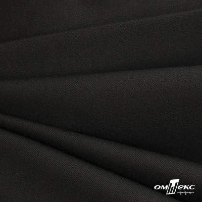 Костюмная ткань с вискозой "Диана", 260 гр/м2, шир.150см, цвет чёрный - купить в Новом Уренгое. Цена 438.50 руб.