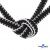 Шнурки #108-4, плоские 130 см, цв.-чёрно/белый - купить в Новом Уренгое. Цена: 47.52 руб.