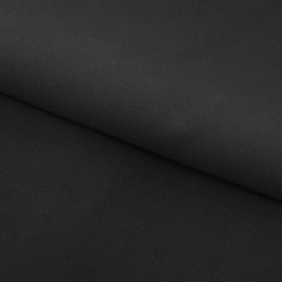 Костюмная ткань "Элис", 220 гр/м2, шир.150 см, цвет чёрный - купить в Новом Уренгое. Цена 308 руб.