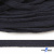 Шнур плетеный d-8 мм плоский, 70% хлопок 30% полиэстер, уп.85+/-1 м, цв.1010-т.синий - купить в Новом Уренгое. Цена: 735 руб.
