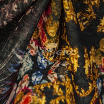 Ткань костюмная жаккард №130904, 256 гр/м2, шир.150см - купить в Новом Уренгое. Цена 726.73 руб.