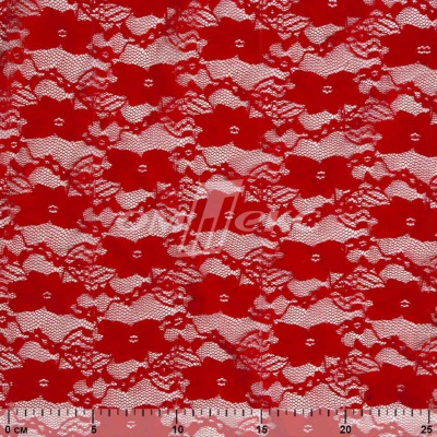 Кружевное полотно стрейч 15A61/RED, 100 гр/м2, шир.150см - купить в Новом Уренгое. Цена 1 580.95 руб.