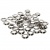 Люверсы, металлические/10мм/никель (упак.1000 шт) - купить в Новом Уренгое. Цена: 637 руб.