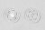 Кнопки пришивные пластиковые 15 мм, блистер 24шт, цв.-прозрачные - купить в Новом Уренгое. Цена: 68.79 руб.
