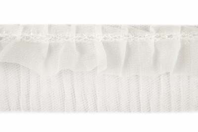 Тесьма плетеная "Рюш" №1, упак. 45,72 м - купить в Новом Уренгое. Цена: 46.82 руб.