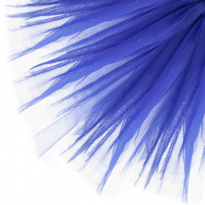 Фатин матовый 16-101, 12 гр/м2, шир.300см, цвет т.синий - купить в Новом Уренгое. Цена 100.92 руб.