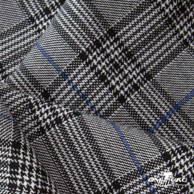 Ткань костюмная "Клер" 80% P, 16% R, 4% S, 200 г/м2, шир.150 см,#3 цв-серый/синий - купить в Новом Уренгое. Цена 412.02 руб.