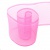 Лента капроновая, шир. 80 мм/уп. 25 м, цвет розовый - купить в Новом Уренгое. Цена: 19.77 руб.