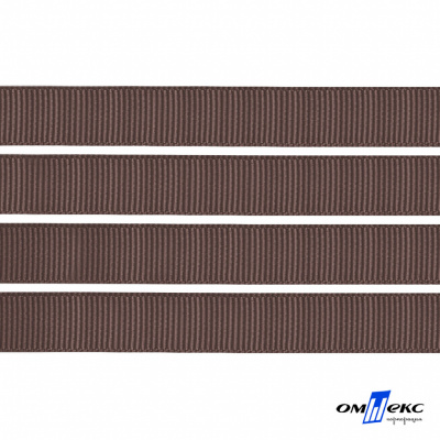 Репсовая лента 005, шир. 6 мм/уп. 50+/-1 м, цвет коричневый - купить в Новом Уренгое. Цена: 88.45 руб.