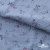 Ткань Муслин принт, 100% хлопок, 125 гр/м2, шир. 140 см, #2308 цв. 69 серо-голубой с цветком - купить в Новом Уренгое. Цена 413.11 руб.