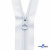 Спиральная молния Т5 501, 65 см, автомат, цвет белый - купить в Новом Уренгое. Цена: 14.83 руб.