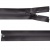 Молния водонепроницаемая PVC Т-7, 60 см, разъемная, цвет (301) т.серый - купить в Новом Уренгое. Цена: 49.39 руб.