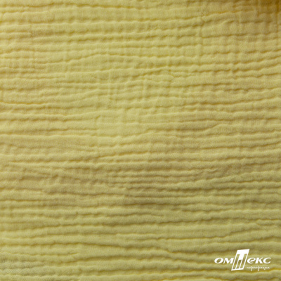 Ткань Муслин, 100% хлопок, 125 гр/м2, шир. 135 см (12-0824) цв.лимон нюд - купить в Новом Уренгое. Цена 337.25 руб.