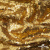Трикотажное полотно, Сетка с пайетками,188 гр/м2, шир.140 см, цв.-тем.золото (#51) - купить в Новом Уренгое. Цена 505.15 руб.
