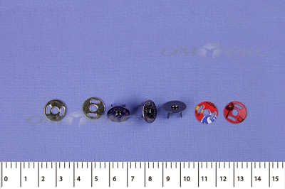 Кнопки магнитные МКМ-02, диам. 18 мм, чёрный никель - купить в Новом Уренгое. Цена: 14.49 руб.