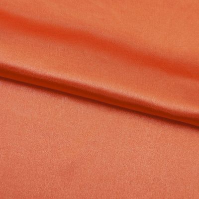 Поли креп-сатин 18-1445, 120 гр/м2, шир.150см, цвет оранжевый - купить в Новом Уренгое. Цена 155.57 руб.