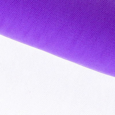 Фатин блестящий 16-85, 12 гр/м2, шир.300см, цвет фиолетовый - купить в Новом Уренгое. Цена 109.72 руб.
