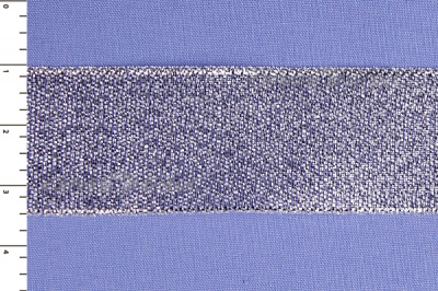 Лента парча MR-25, 25мм (33 м)  серебро - купить в Новом Уренгое. Цена: 403.62 руб.