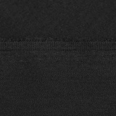 Костюмная ткань с вискозой "Рошель", 250 гр/м2, шир.150см, цвет чёрный - купить в Новом Уренгое. Цена 438.12 руб.