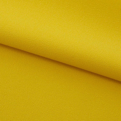 Креп стрейч Амузен 14-0756, 85 гр/м2, шир.150см, цвет жёлтый - купить в Новом Уренгое. Цена 196.05 руб.
