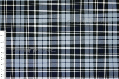 Ткань костюмная клетка Т7274 2004, 220 гр/м2, шир.150см, цвет т.синий/гол/бел - купить в Новом Уренгое. Цена 