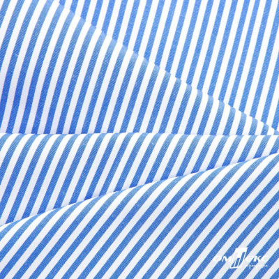 Ткань сорочечная Полоска Кенди, 115 г/м2, 58% пэ,42% хл, шир.150 см, цв.3-синий, (арт.110) - купить в Новом Уренгое. Цена 306.69 руб.