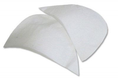 Плечевые накладки И-8 НЦ, составные, цвет белый - купить в Новом Уренгое. Цена: 47.27 руб.