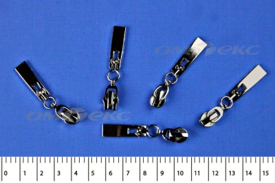 Слайдер декоративный, металлический №1/спираль Т7/никель - купить в Новом Уренгое. Цена: 6.29 руб.