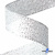 Лента металлизированная "ОмТекс", 25 мм/уп.22,8+/-0,5м, цв.- серебро - купить в Новом Уренгое. Цена: 96.64 руб.