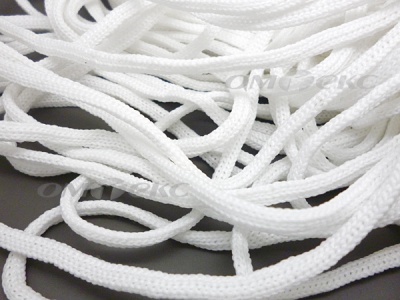 Шнур В-036 4 мм мелкое плетение 100 м белый - купить в Новом Уренгое. Цена: 2.02 руб.