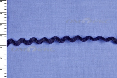 Тесьма плетеная "Вьюнчик"/т.синий - купить в Новом Уренгое. Цена: 48.03 руб.