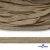 Шнур плетеный d-8 мм плоский, 70% хлопок 30% полиэстер, уп.85+/-1 м, цв.1022-бежевый - купить в Новом Уренгое. Цена: 735 руб.