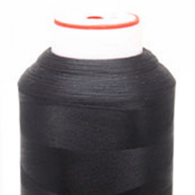 Нитки текстурированные некручёные, намот. 5 000 м, цвет чёрный - купить в Новом Уренгое. Цена: 70.43 руб.