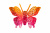 Бабочка декоративная пластиковая #10 - купить в Новом Уренгое. Цена: 7.09 руб.