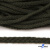 Шнур плетеный d-6 мм круглый, 70% хлопок 30% полиэстер, уп.90+/-1 м, цв.1075-хаки - купить в Новом Уренгое. Цена: 588 руб.