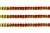 Пайетки "ОмТекс" на нитях, CREAM, 6 мм С / упак.73+/-1м, цв. 96 - красный - купить в Новом Уренгое. Цена: 484.77 руб.