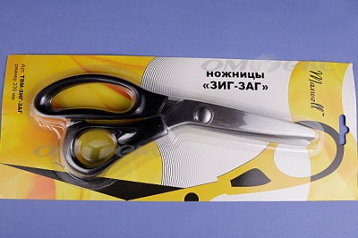 Ножницы ЗИГ-ЗАГ "MAXWELL" 230 мм - купить в Новом Уренгое. Цена: 1 041.25 руб.