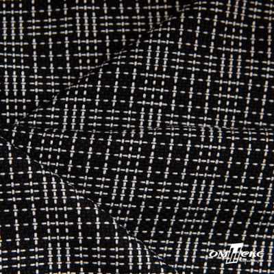 Ткань костюмная "Гарсия" 80% P, 18% R, 2% S, 335 г/м2, шир.150 см, Цвет черный - купить в Новом Уренгое. Цена 669.66 руб.