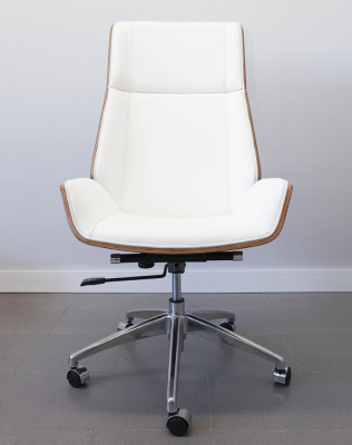 Кресло из натуральной кожи, каркас дерево арт. FX-BC06 - купить в Новом Уренгое. Цена 34 820.52 руб.