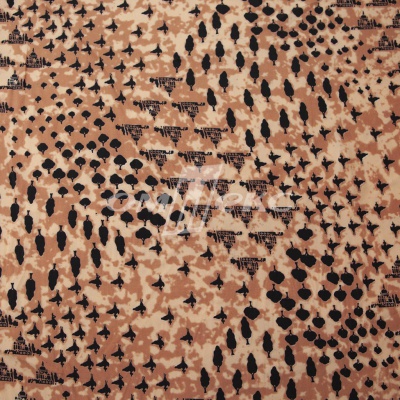 Плательная ткань "Софи" 12.2, 75 гр/м2, шир.150 см, принт этнический - купить в Новом Уренгое. Цена 241.49 руб.