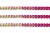 Пайетки "ОмТекс" на нитях, CREAM, 6 мм С / упак.73+/-1м, цв. 89 - розовый - купить в Новом Уренгое. Цена: 468.37 руб.