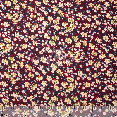 Плательная ткань "Софи" 5.1, 75 гр/м2, шир.150 см, принт растительный - купить в Новом Уренгое. Цена 241.49 руб.