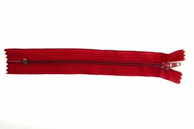 Спиральная молния Т5 820, 18 см, автомат, цвет красный - купить в Новом Уренгое. Цена: 8.41 руб.