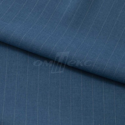 Костюмная ткань "Жаклин", 188 гр/м2, шир. 150 см, цвет серо-голубой - купить в Новом Уренгое. Цена 426.49 руб.