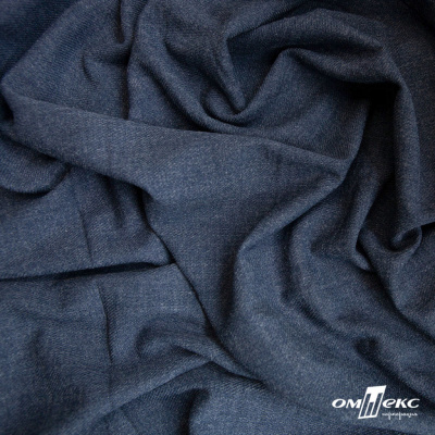 Ткань костюмная "Моник", 80% P, 16% R, 4% S, 250 г/м2, шир.150 см, цв-т.синий - купить в Новом Уренгое. Цена 555.82 руб.