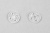 Кнопки пришивные пластиковые 10 мм, блистер 24шт, цв.-прозрачные - купить в Новом Уренгое. Цена: 48.41 руб.