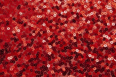 Сетка с пайетками №18, 188 гр/м2, шир.130см, цвет красный - купить в Новом Уренгое. Цена 371 руб.