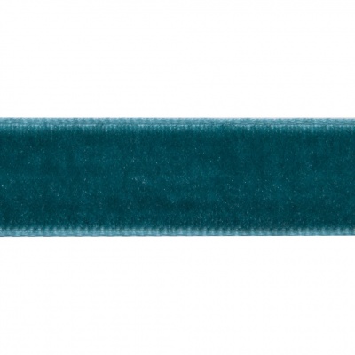 Лента бархатная нейлон, шир.12 мм, (упак. 45,7м), цв.65-изумруд - купить в Новом Уренгое. Цена: 392 руб.