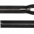 Молния металл Т-5, 70 см, разъёмная, цвет чёрный - купить в Новом Уренгое. Цена: 106.10 руб.